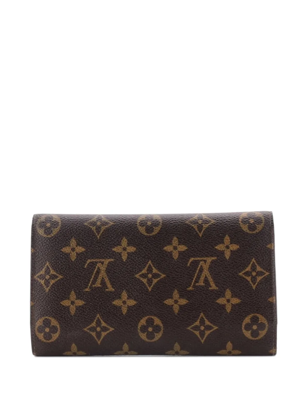 Louis Vuitton Pre-Owned Porte Tresor International Wallet Monogram Canvas small wallets - Marrone