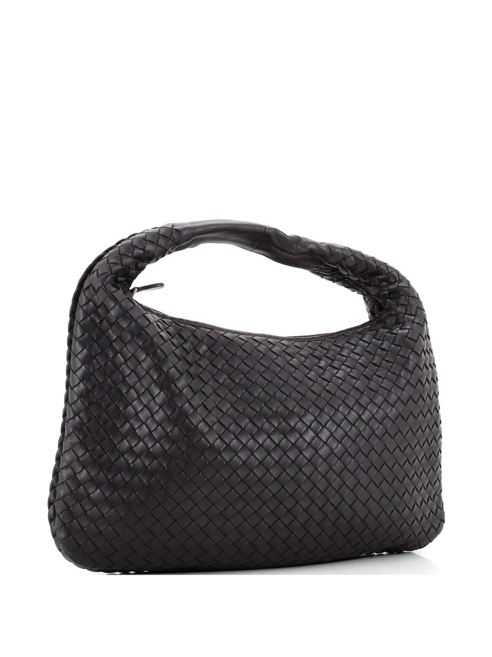 Bottega Veneta Pre-Owned Veneta Intrecciato Nappa Small hobo bag - Nero