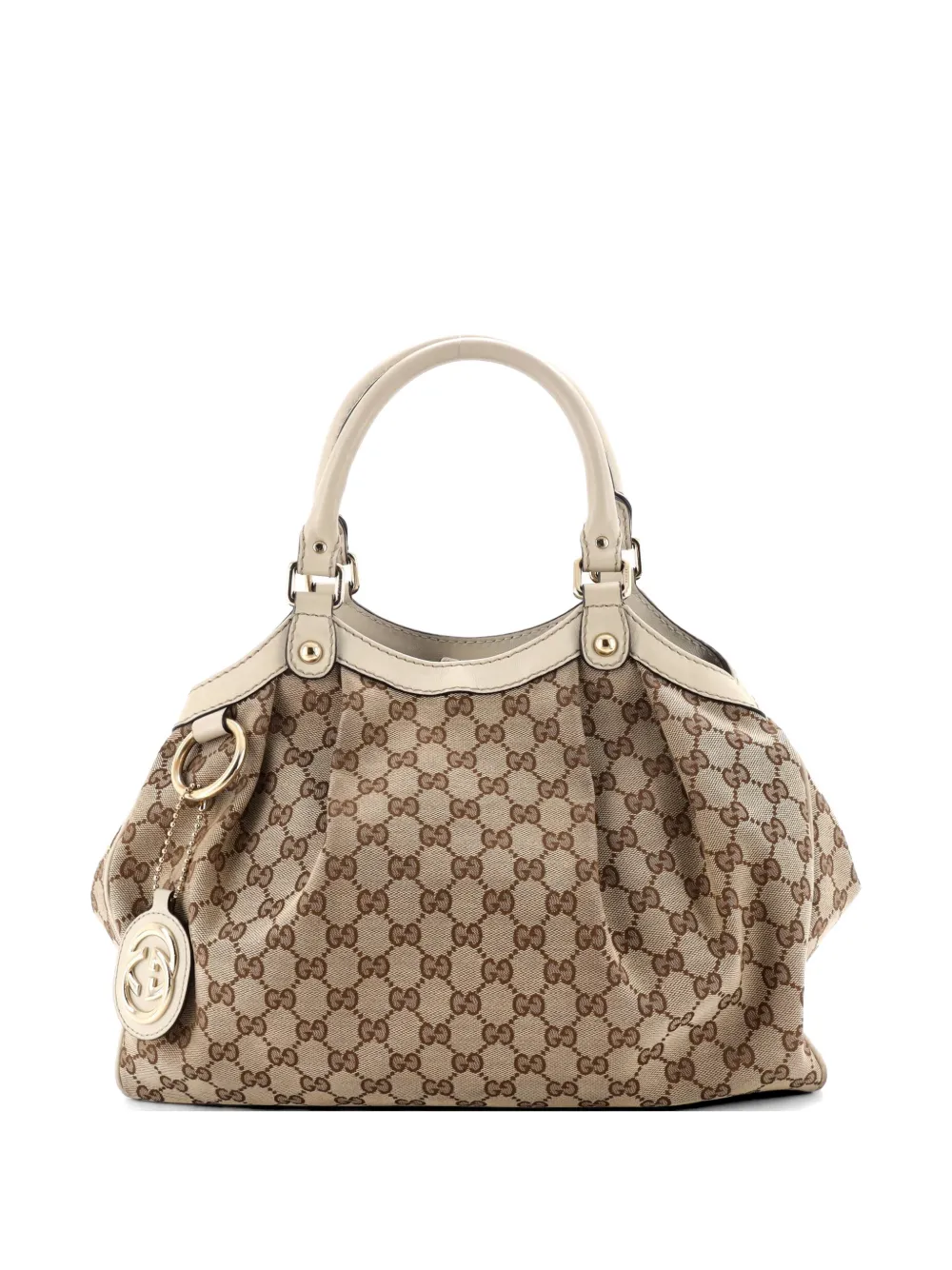 Gucci Pre-Owned Sukey GG Canvas with Leather Medium tote bag - Marrone
