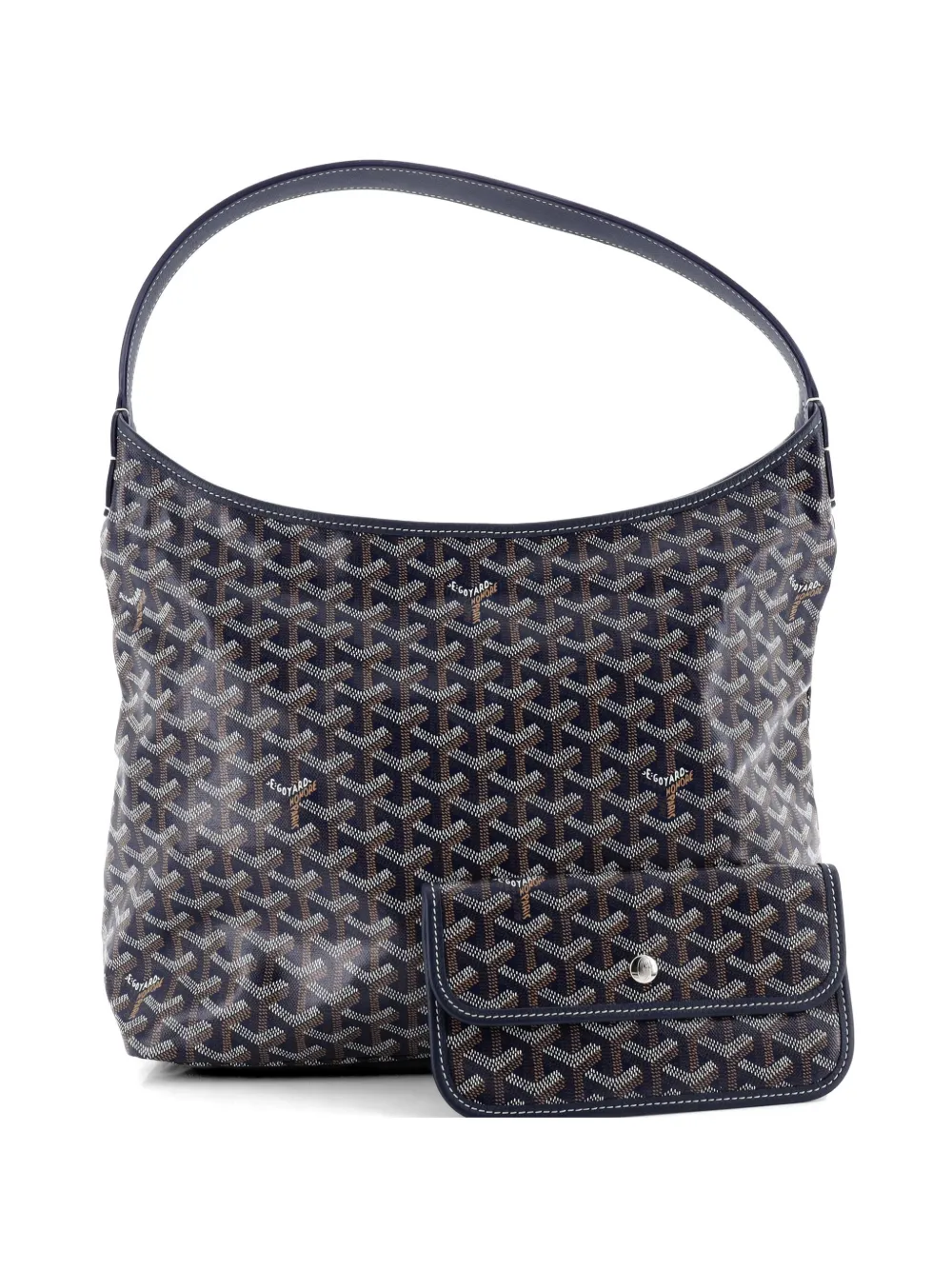 Goyard Pre-Owned Boheme Coated Canvas hobo bag - Blu