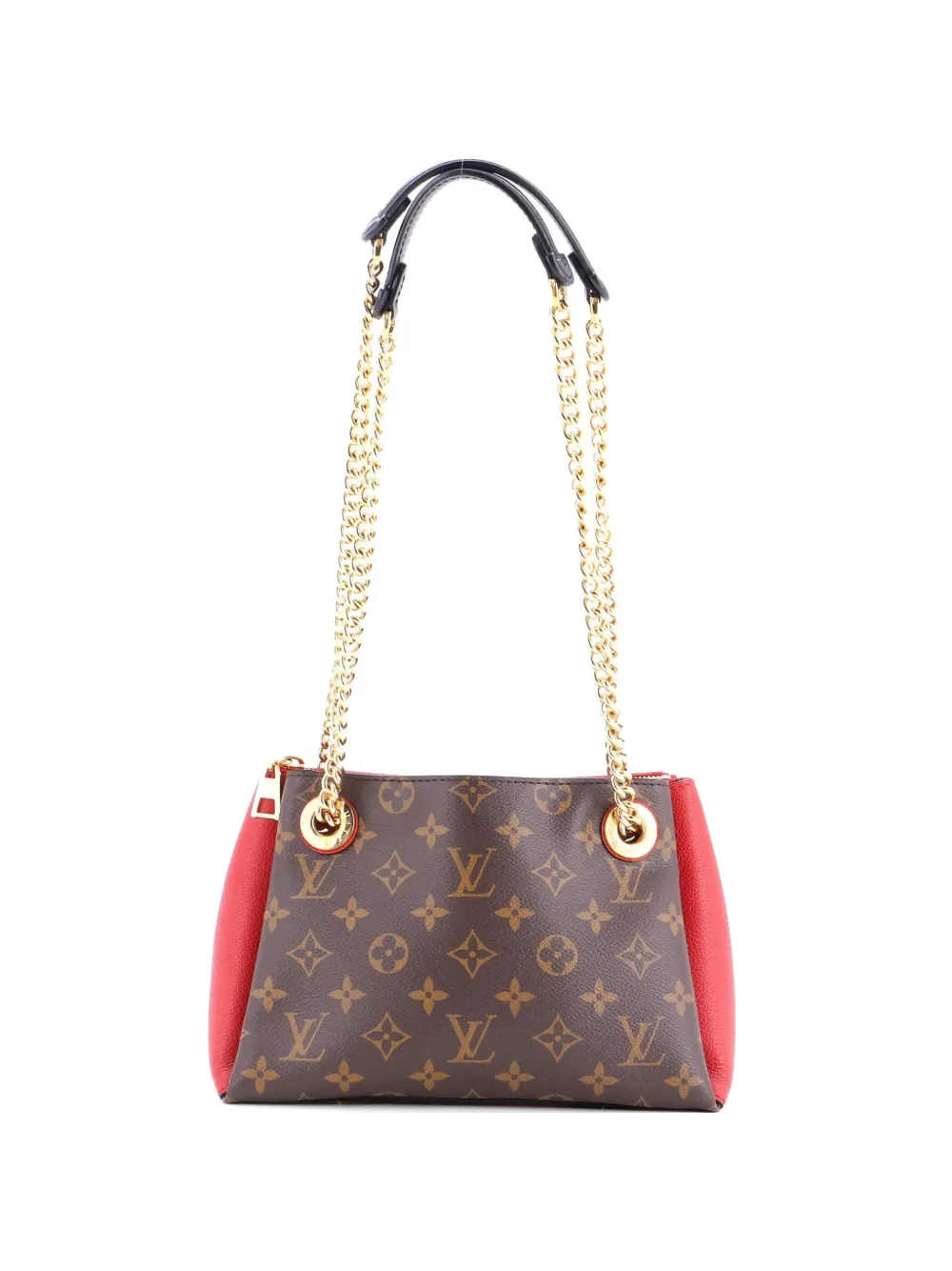 Louis Vuitton Pre-Owned Surene Handbag Monogram Canvas with Leather BB shoulder bag - Rosso