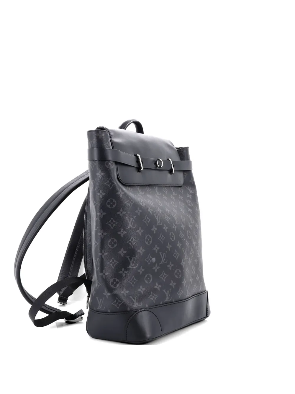 Louis Vuitton Pre-Owned Steamer Monogram Eclipse Canvas backpack - Nero