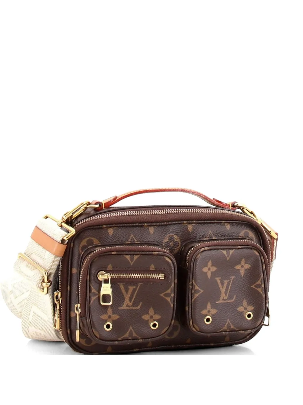 Louis Vuitton Pre-Owned Utility Monogram Canvas crossbody bag - Marrone