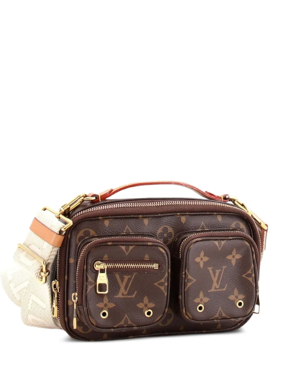 Louis Vuitton Pre-Owned Utility Monogram Canvas crossbody bag - Braun