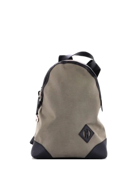 Hermès Pre-Owned mochila Allback Bivouac de piel y lona Toile
