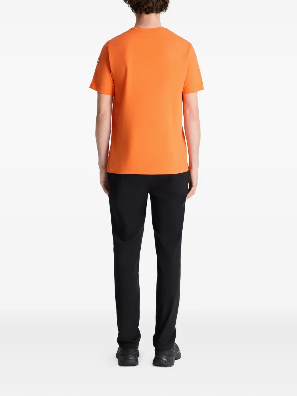 Fusalp Rivière T-shirt met logopatch Oranje