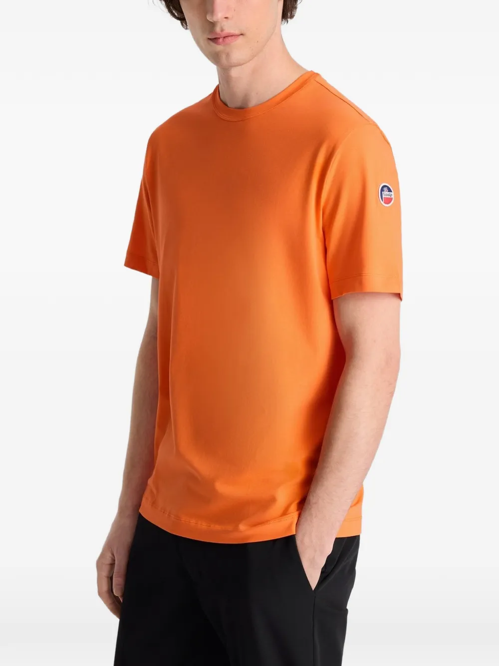 Fusalp Rivière T-shirt met logopatch Oranje
