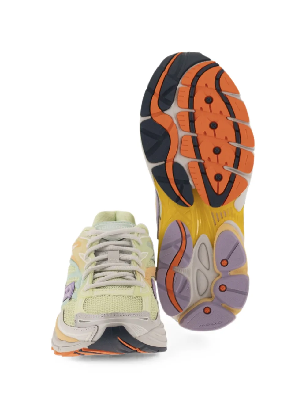 Saucony ProGrid Omni 9 mesh sneakers Groen