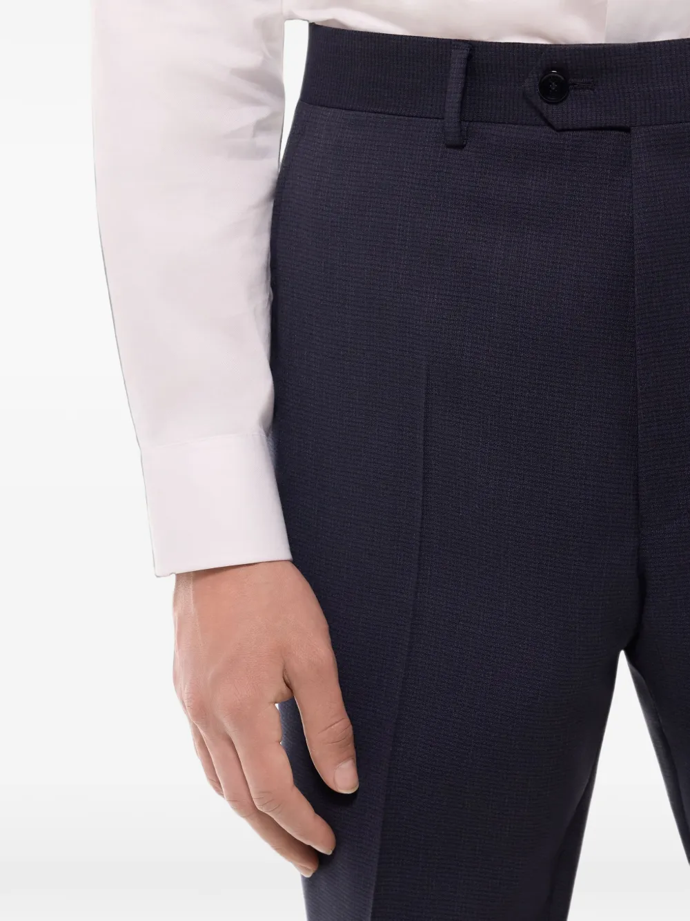 FURSAC Geruite pantalon Blauw