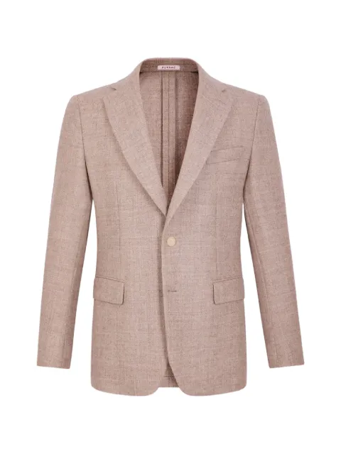 FURSAC herringbone virgin-wool blazer