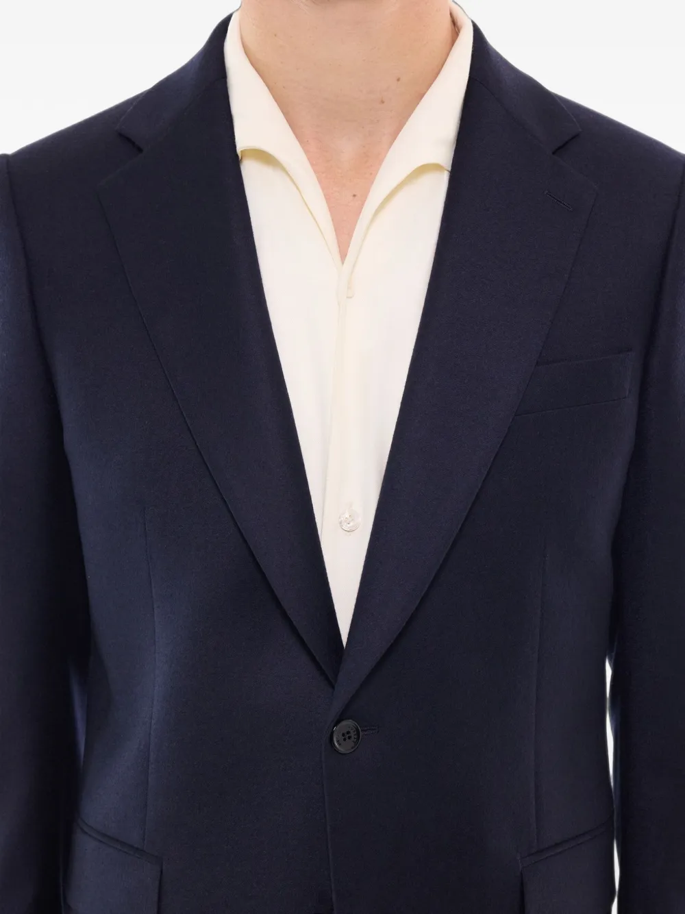 FURSAC Blazer van scheerwol Blauw