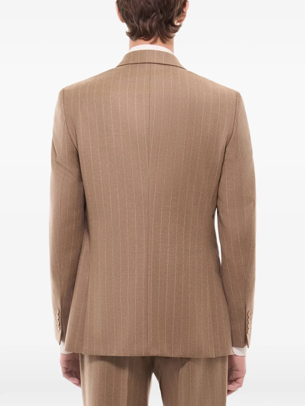 FURSAC Gestreepte blazer Bruin