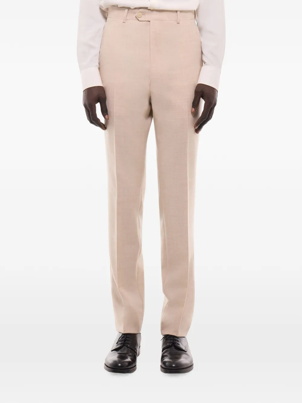 FURSAC Pantalon van scheerwol Beige