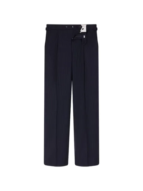 FURSAC pinstripe-pattern pleated trousers