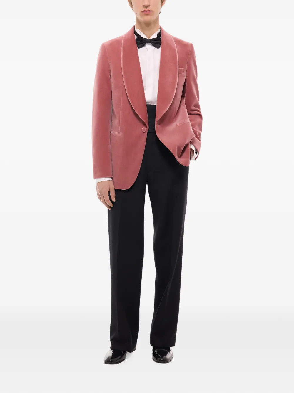 FURSAC Blazer met sjaalrevers Roze