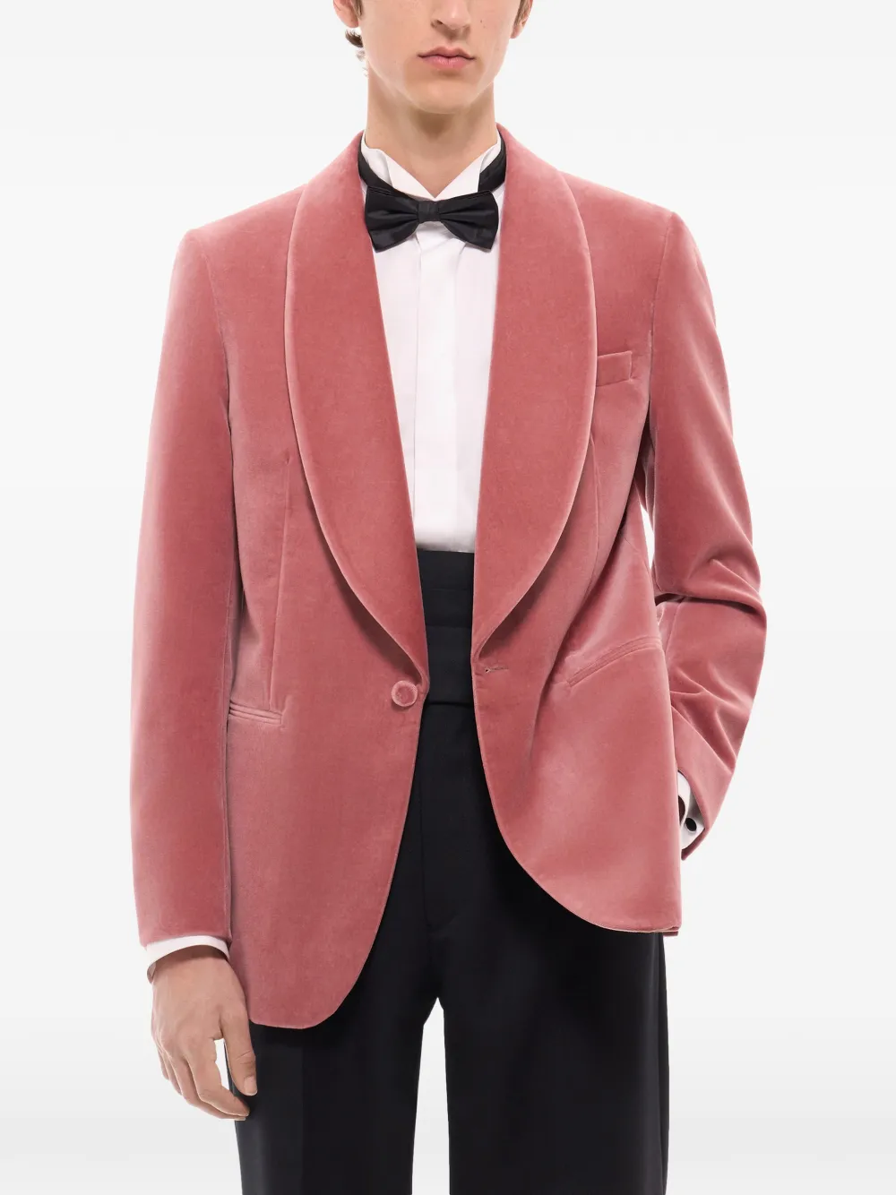 FURSAC Blazer met sjaalrevers Roze