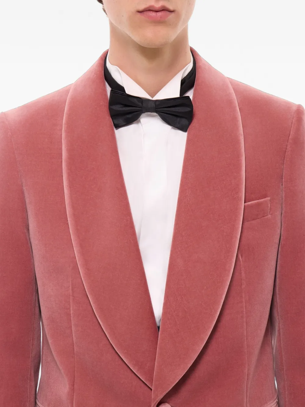 FURSAC Blazer met sjaalrevers Roze