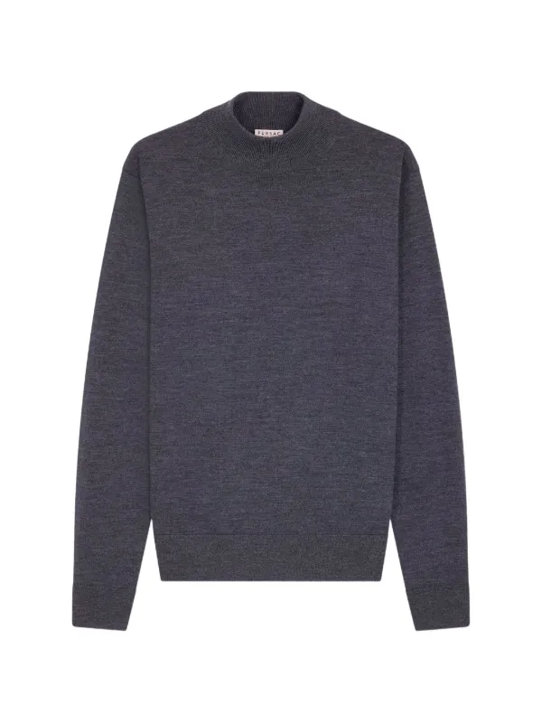 FURSAC High-neck Wool Sweater in Grey