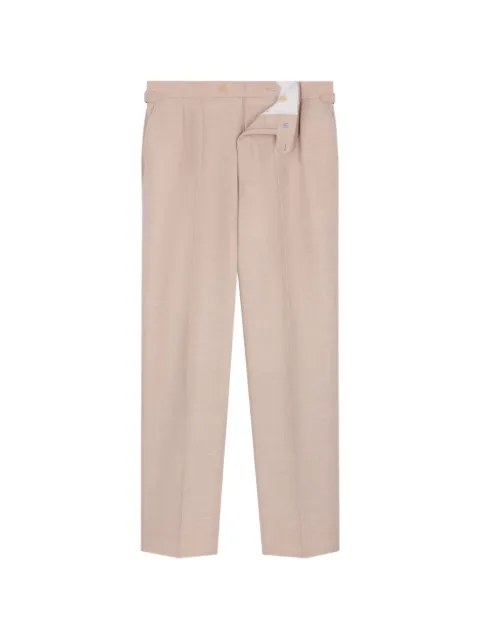 FURSAC belt-loops pleated trousers