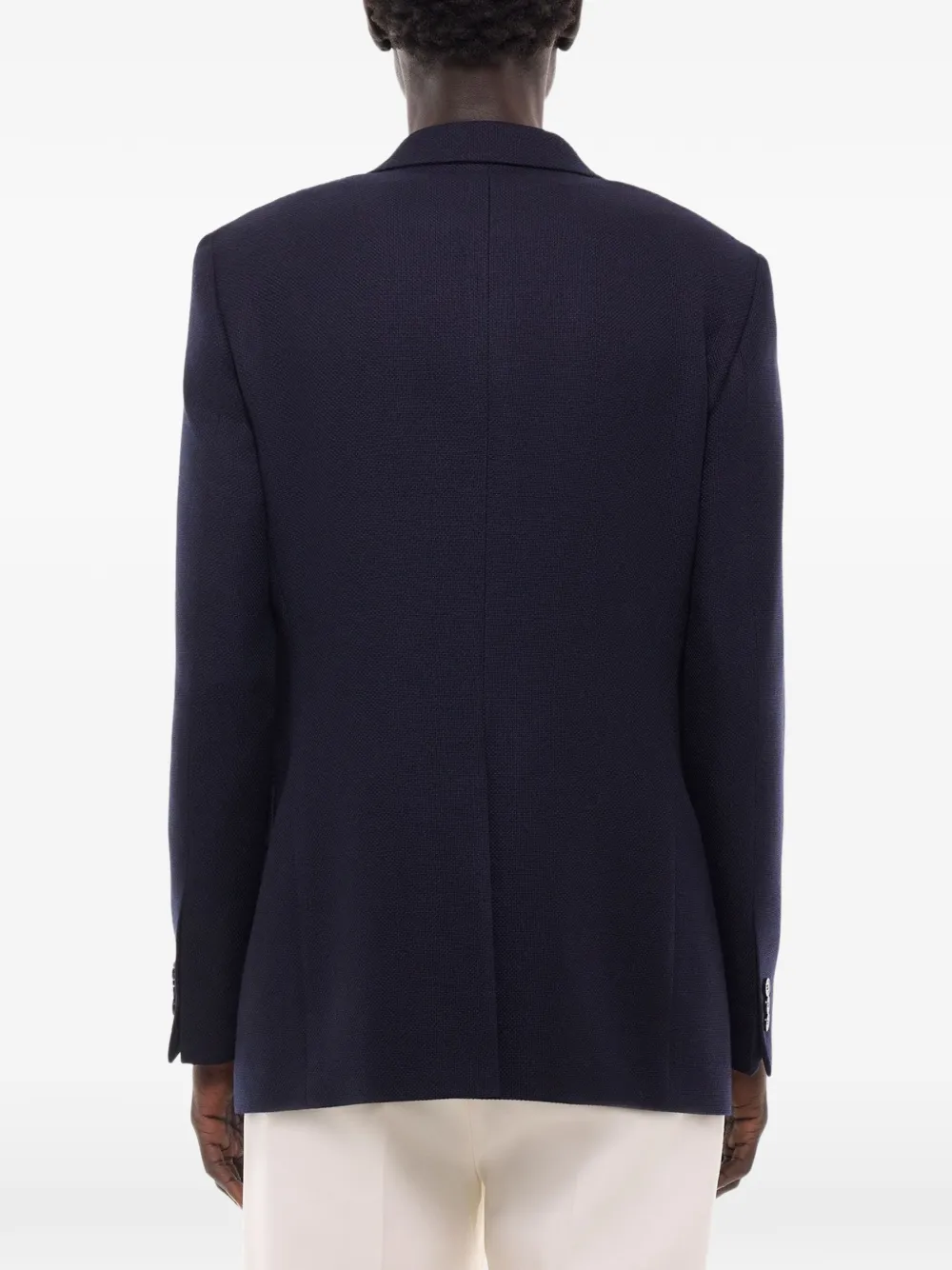 FURSAC Blazer van scheerwol Blauw