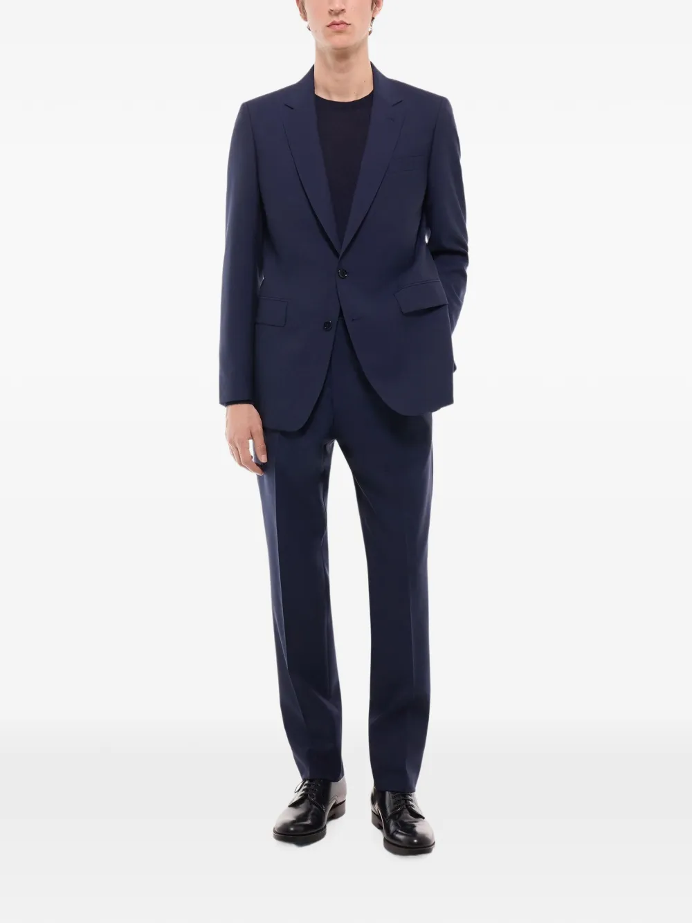 FURSAC Blazer van scheerwol Blauw