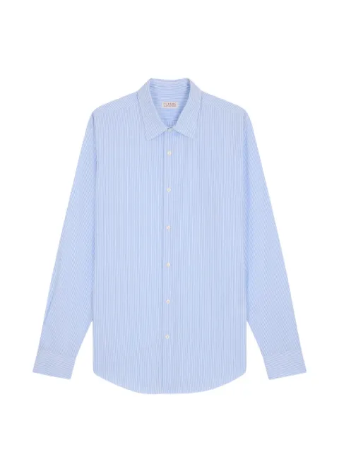 FURSAC striped straight-collar shirt