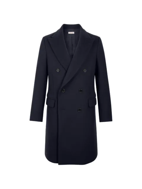 FURSAC herringbone double-breasted coat