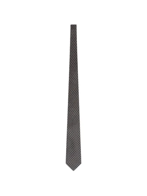 FURSAC geometric-print silk tie