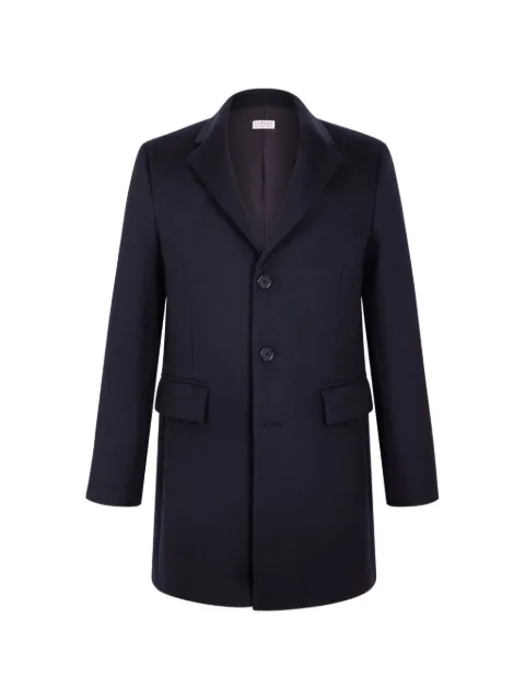 FURSAC button-fastening overcoat