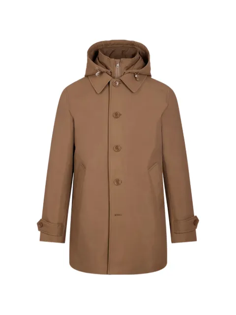 FURSAC hooded button-fastening parka