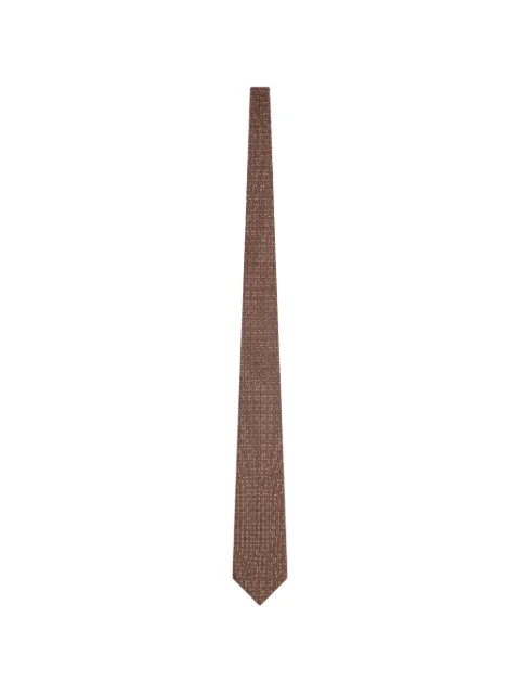 FURSAC geometric-pattern silk tie