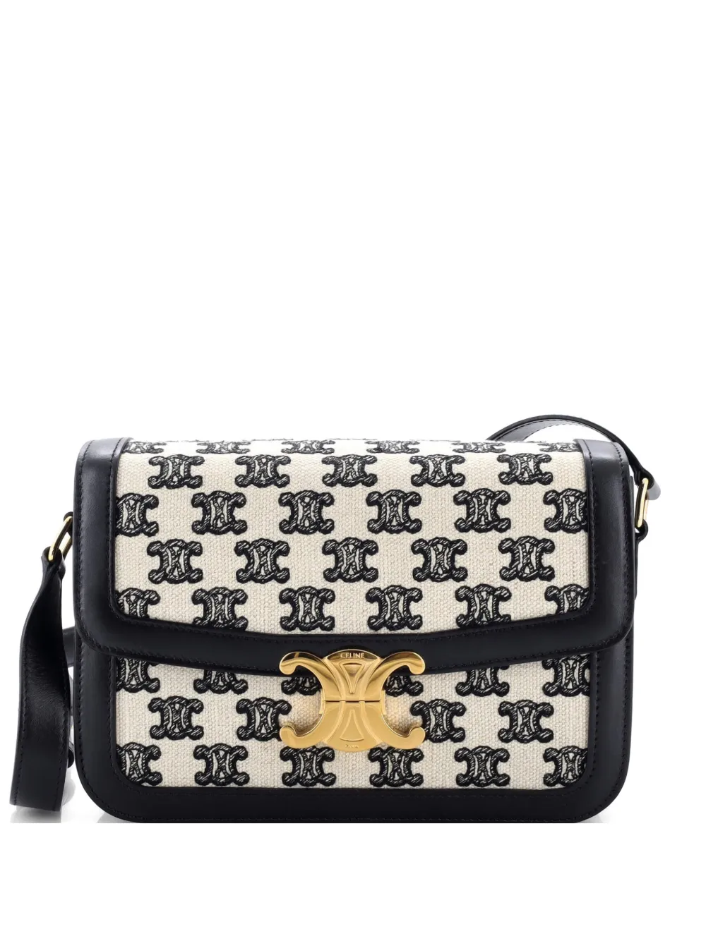 Celine Pre-Owned Triomphe Triomphe Canvas Medium shoulder bag - Multicolore