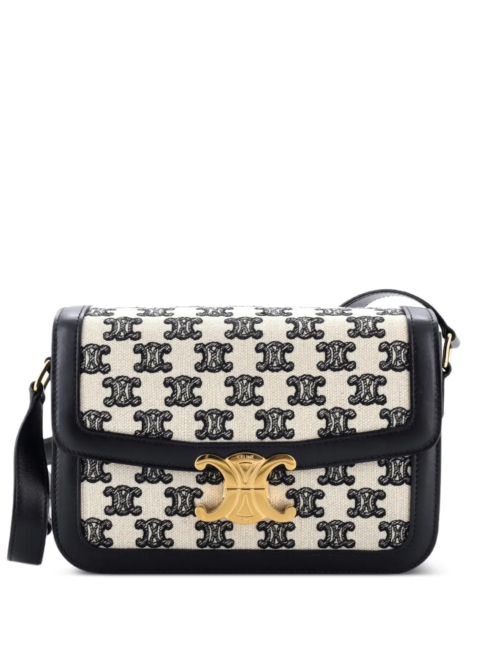 Celine Pre-Owned Triomphe Triomphe Canvas Medium shoulder bag - Multicolore