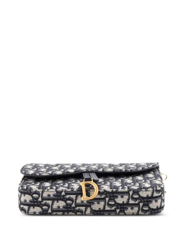 Christian Dior Pre-Owned サドル チェーン オブリーク キャンバス
