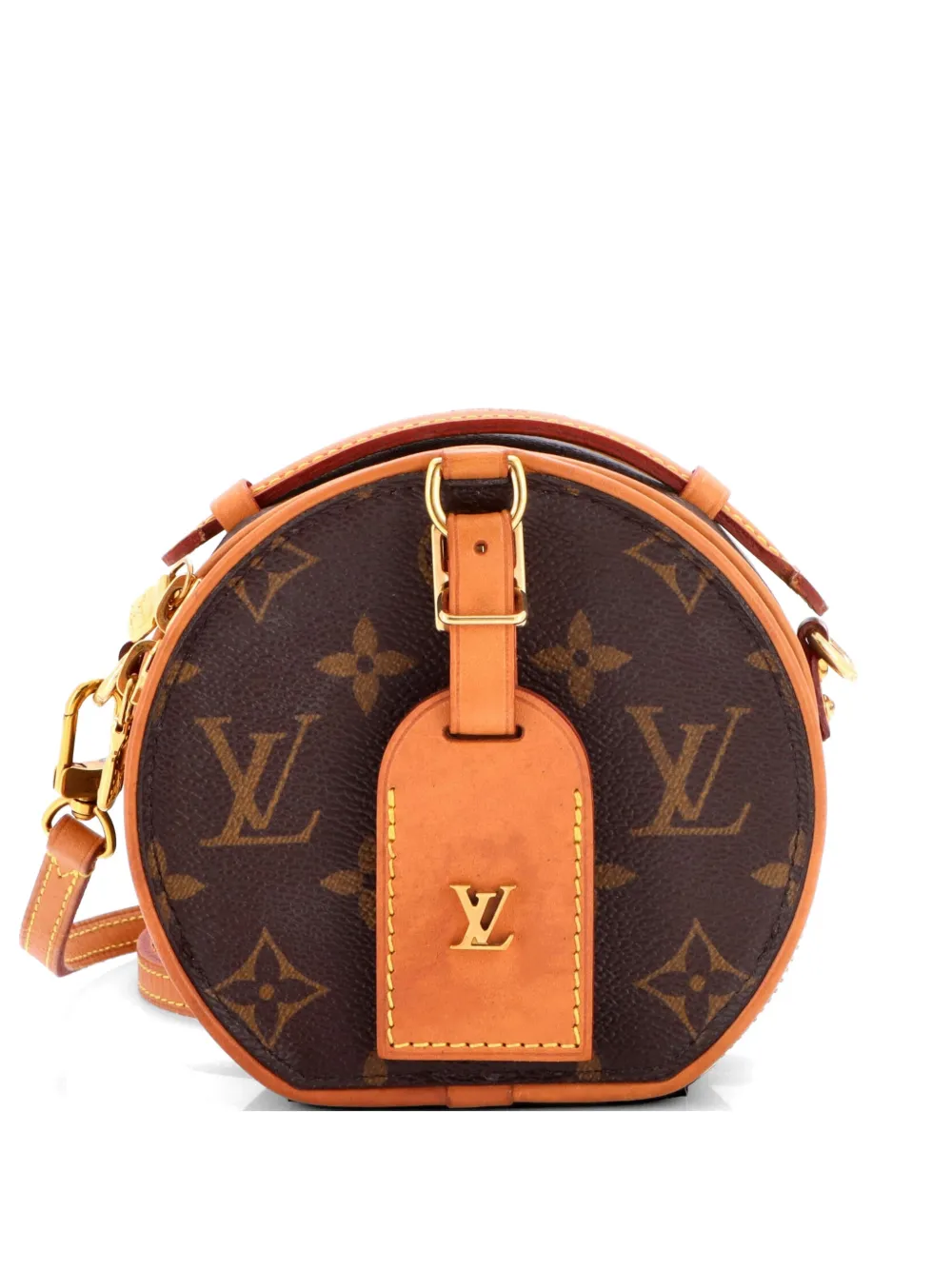 Louis Vuitton Pre-Owned Mini Boite Chapeau Bag Monogram Canvas crossbody bag - Marrone
