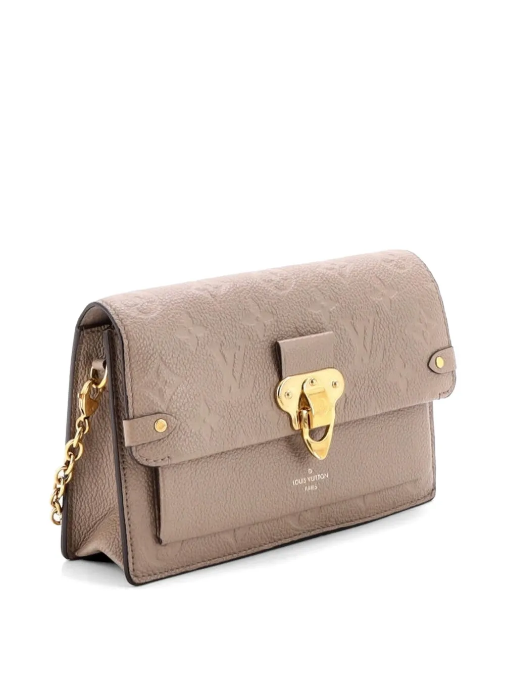  Louis Vuitton Pre-owned Bandolera Vavin Chain Wallet Nm De Piel Empreinte Con Motivo Monogram - Neutro 