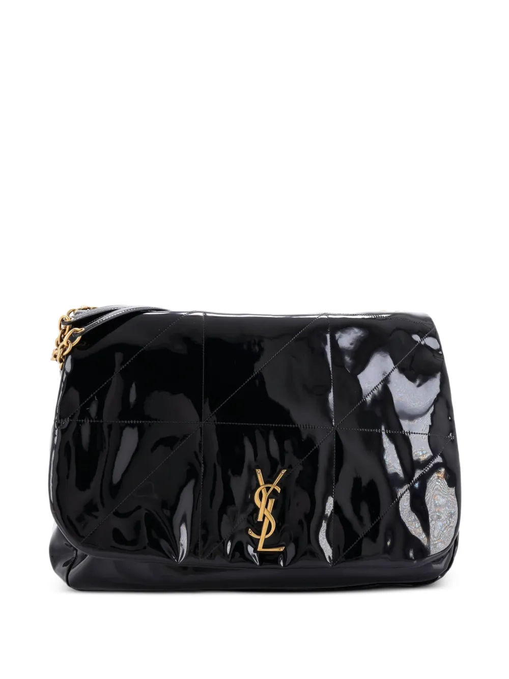 Saint Laurent Pre-Owned Jamie 4.3 Quilted Patent Large shoulder bag - Nero