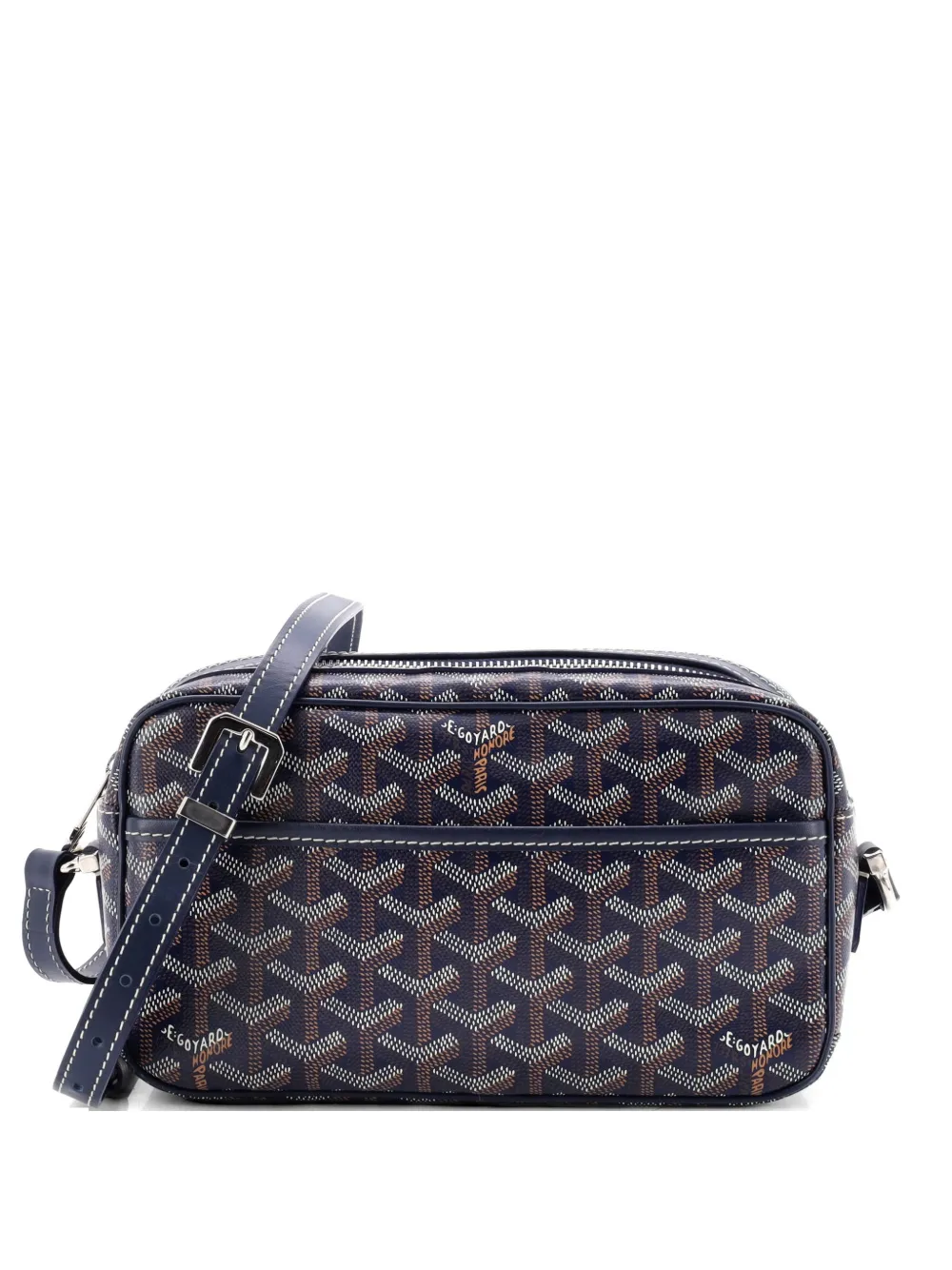 Goyard Pre-Owned Cap Vert Bag Coated Canvas crossbody bag - Blu