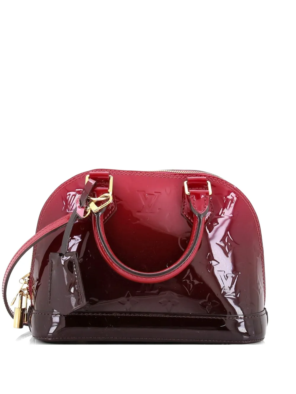 Louis Vuitton Pre-Owned Alma Handbag Ombre Monogram Vernis BB satchel - Violett