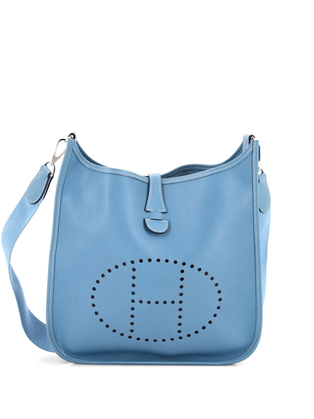 Hermès Pre-Owned Evelyne Bag Gen II Epsom PM crossbody bag - Blu
