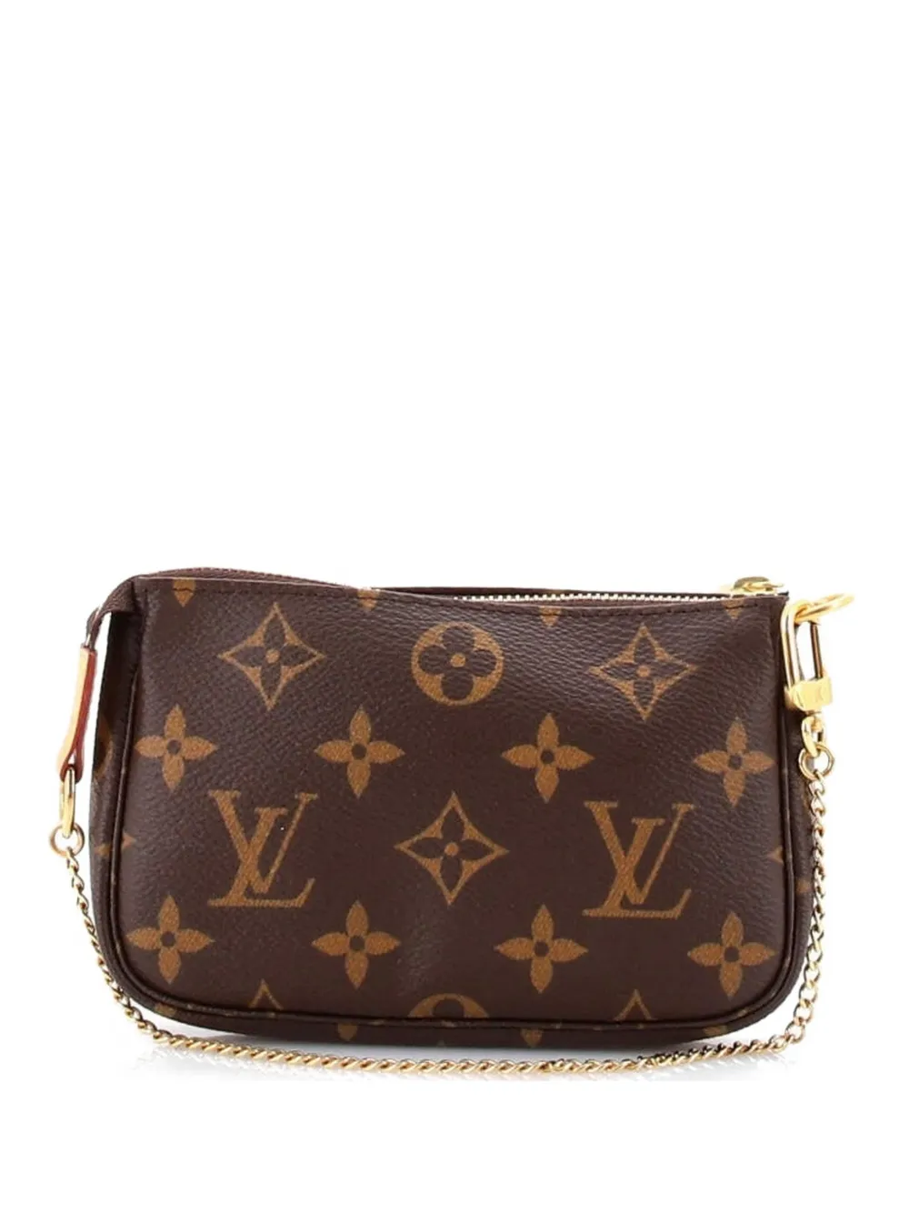 Louis Vuitton Pre-Owned Pochette Accessoires Monogram Canvas Mini clutch bag - Marrone