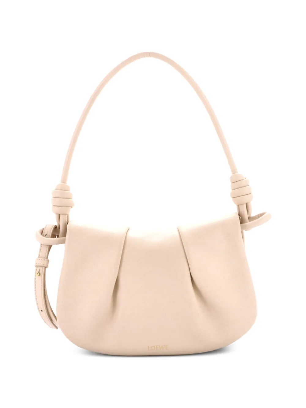 Loewe Pre-Owned Paseo Leather shoulder bag - Neutrals