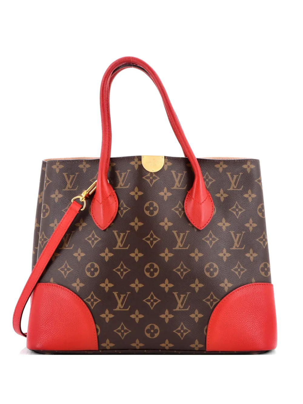 Louis Vuitton Pre-Owned Flandrin Handbag Monogram Canvas and Leather tote bag - Rosso