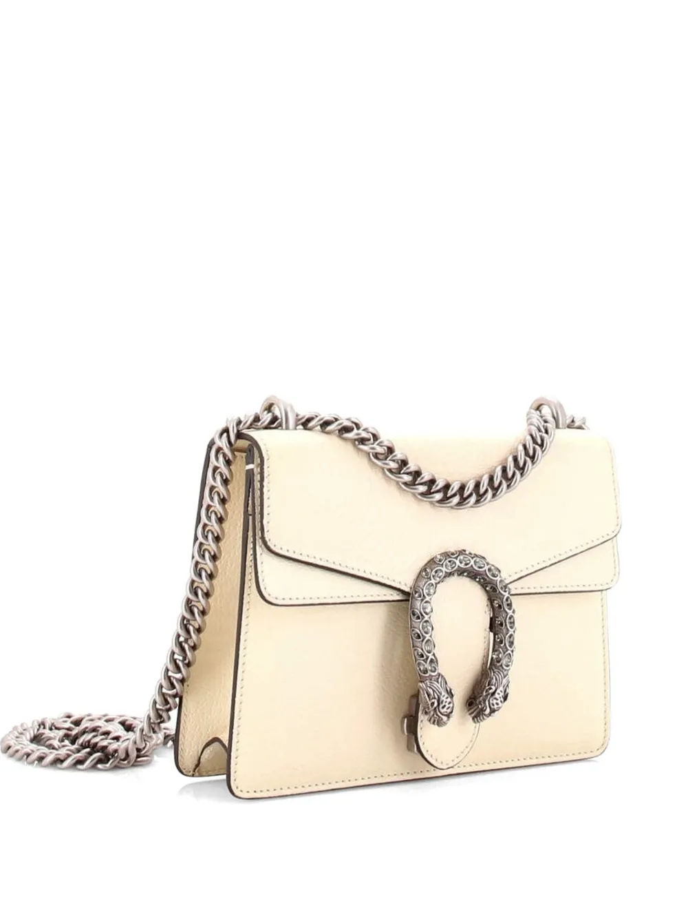 Gucci Pre-Owned Dionysus Bag Leather Mini crossbody bag - Nude