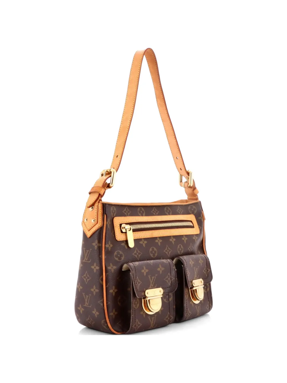 Louis Vuitton Pre-Owned Hudson Handbag Monogram Canvas GM shoulder bag - Brown
