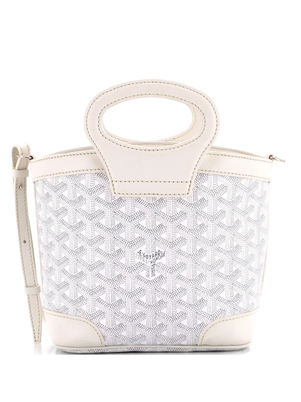 Goyard Pre-Owned Beluga Bag Coated Canvas Mini tote bag - Bianco