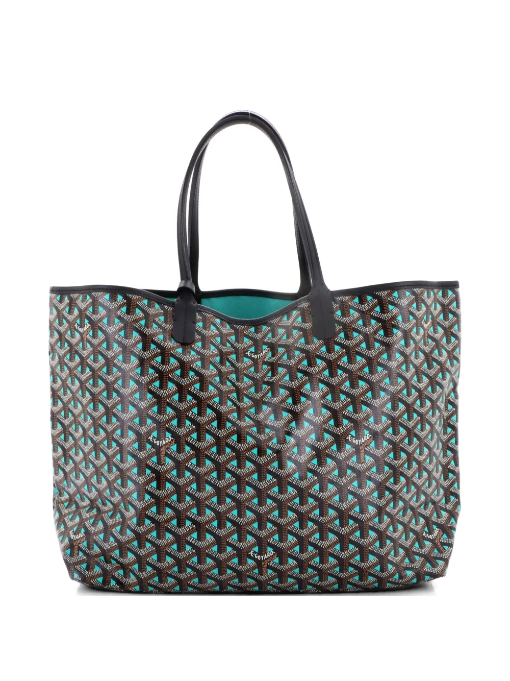 Goyard Pre-Owned Saint Louis Claire Voie Coated Canvas PM tote bag - Verde