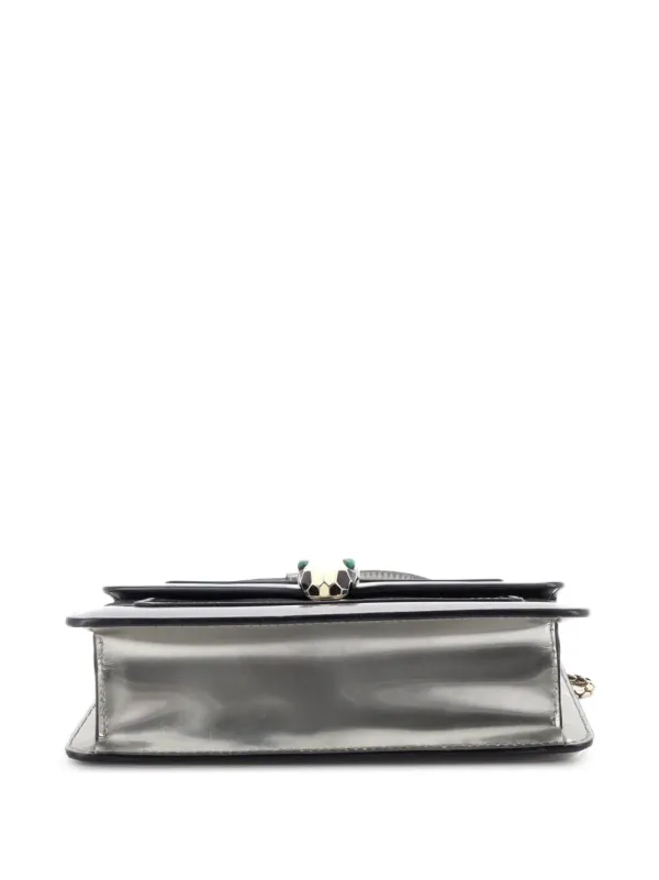 Bvlgari Pre-Owned セルペンティ フォーエバー メタリックレザー 