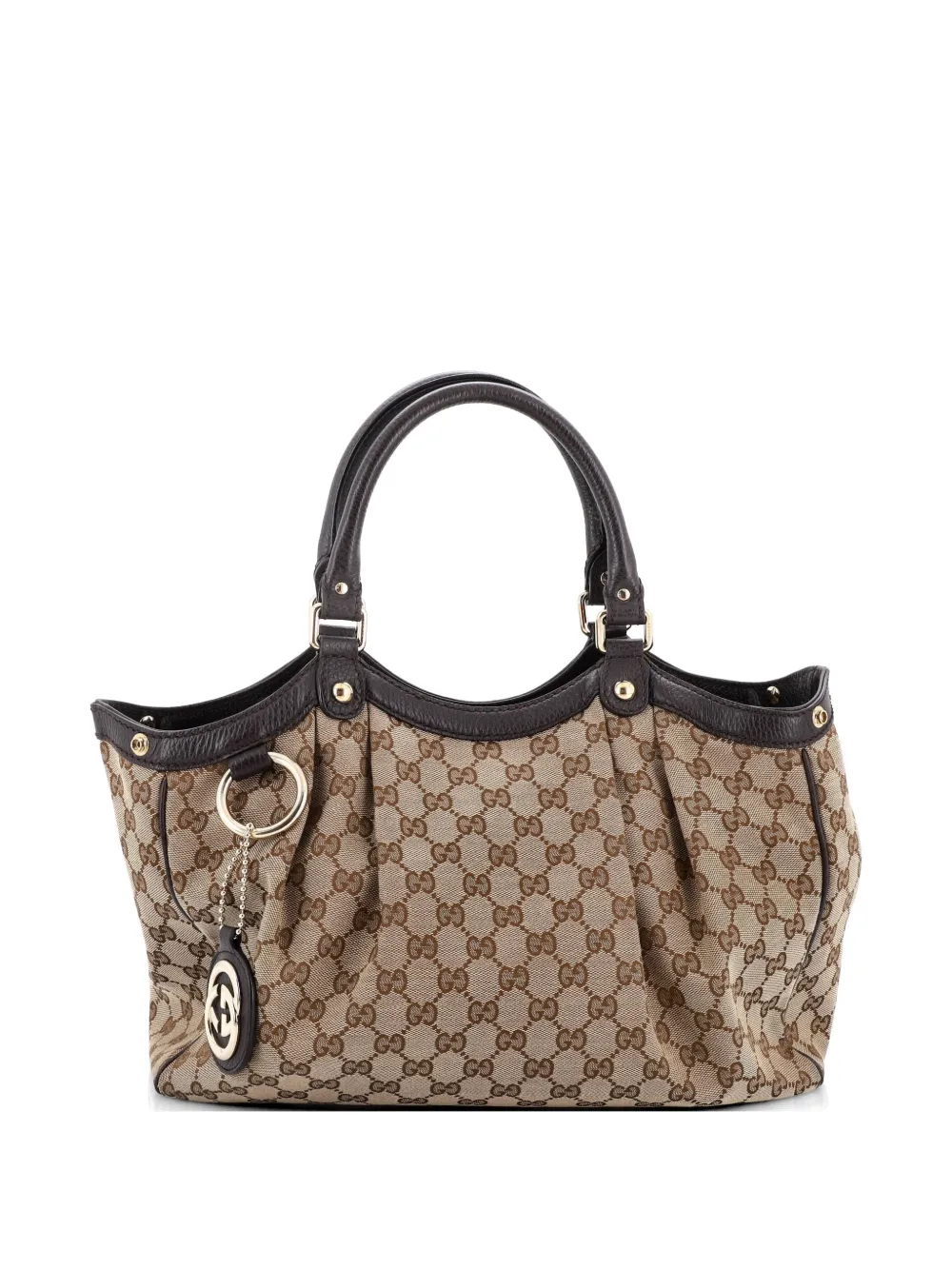 Gucci Pre-Owned Mittelgroße Sukey GG Canvas Tote Bag - Braun