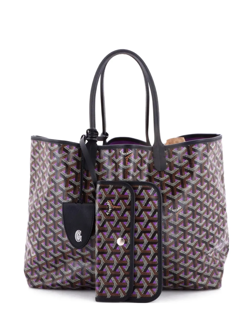 Goyard Pre-Owned Saint Louis Claire Voie PM Tote Bag aus beschichtetem Canvas - Violett